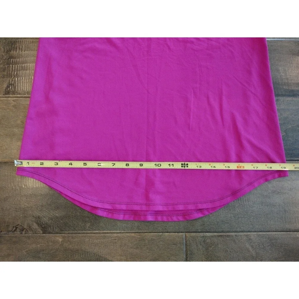 LULULEMON Women's Sculpt magenta sleeveless reflective tank top - 8